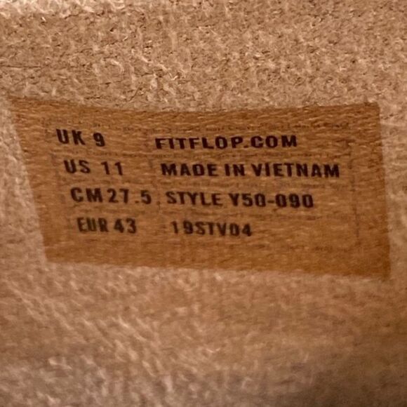 NEW FitFlop Lena Microstud Loafers Lightweight Trendy Soft Black Size Size 11 - Picture 5 of 7